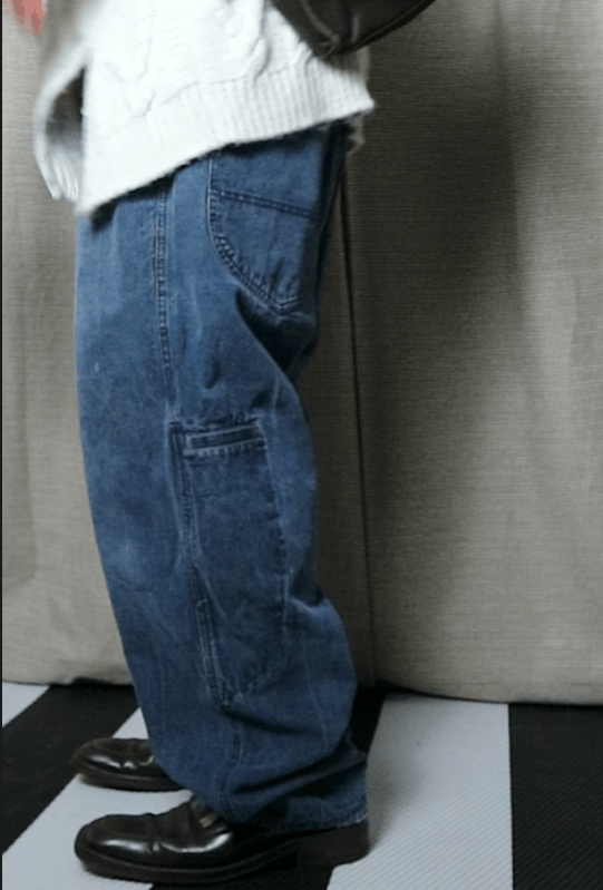 2000s MARITHE FRANCOIS GIRBAUD BAGGY DENIM JEANS / 36x32