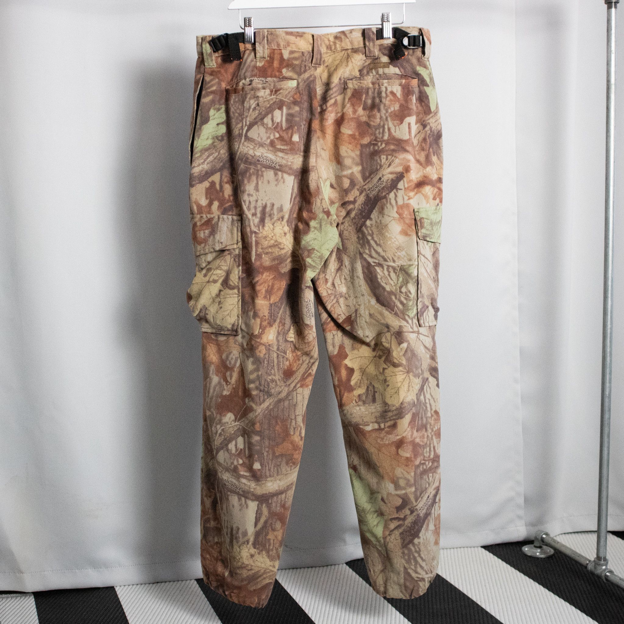 2000’S Y2K WOOLRICH BAGGY CAMO WIDE PANTS / 34x32